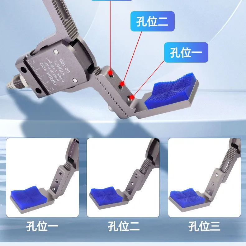 Manipulator Fixture Wide Mini Clip Belt Detection Pneumatic Adjustable Gripper Mini-KT-EVG KT-EHVG