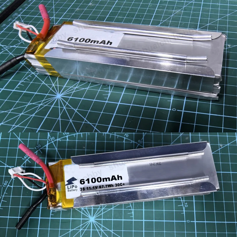 1Set Water Cooling Plate for 6100mAh 2300mAh 1950mAh Battery Enclosed/Insert Type Aluminum Heat Sink RC Boat Modification Parts