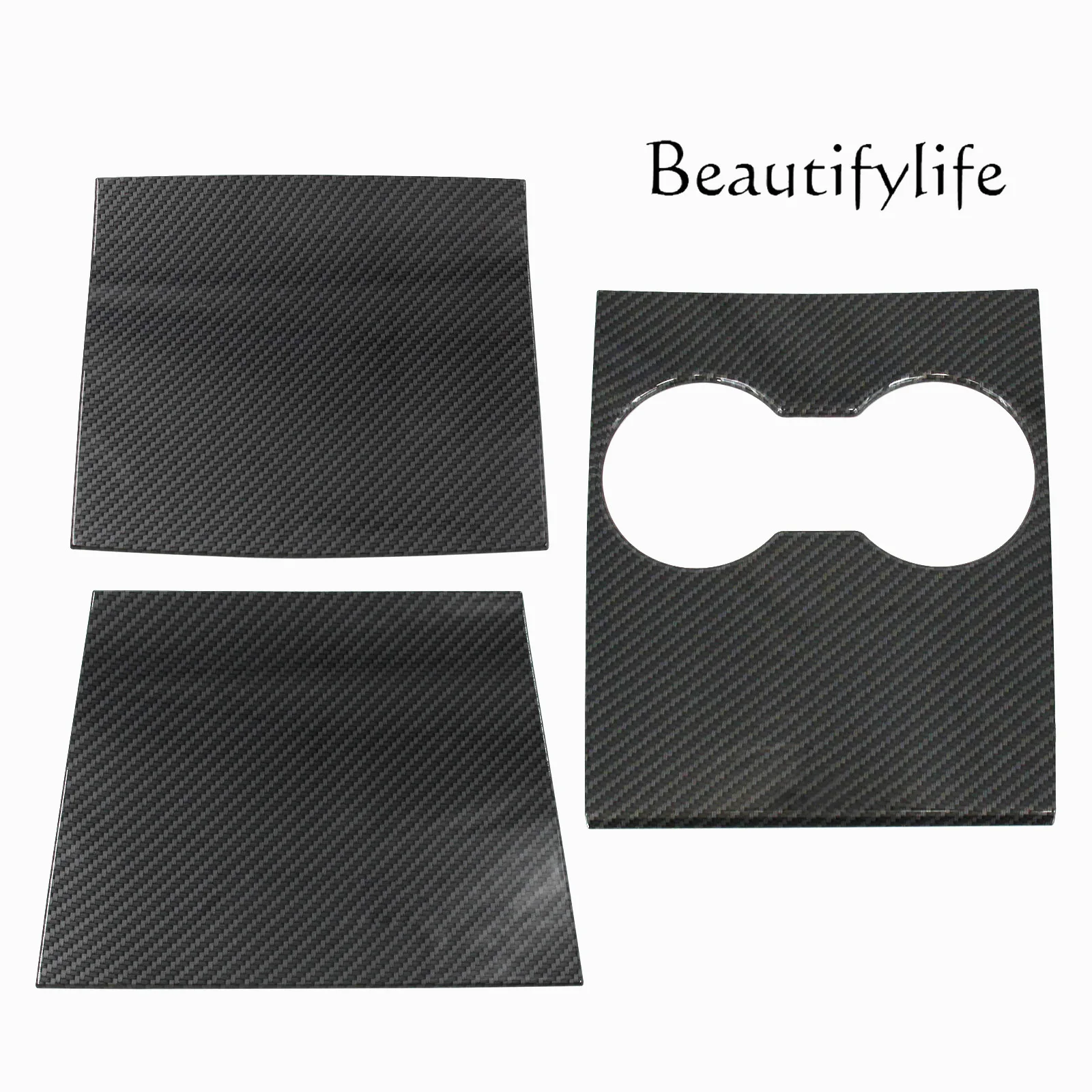 

Suitable for special 3 ABS carbon pattern decoration for Y center console-2017-2020