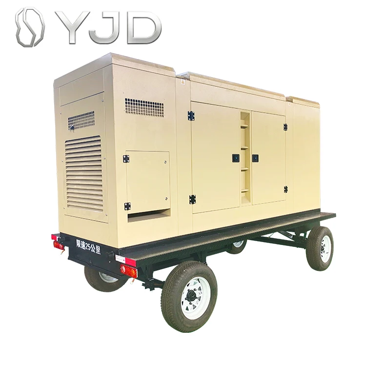 Mobile Portable 600 Kva diesel Generator Trailer Price 500kw diesel Generator