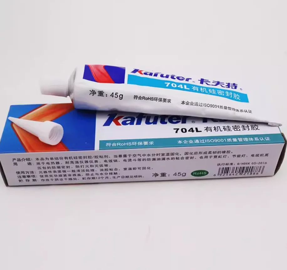 FOR KAFUTER 704 704NB Industrial Silicone Sealant for Metal, Plastic, Automotive Assembly and Waterproof Sealing Solutions