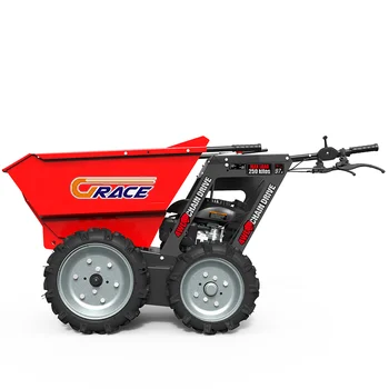 Picture 7: 1-2 Ton Diesel Powered Wheel Self-propelled Tipper Dumper Small Farm Construction Tipping Transport Car