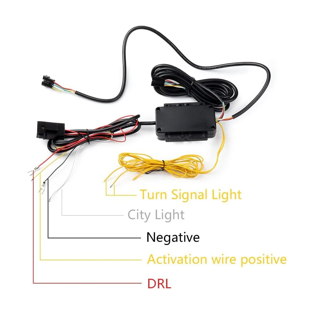 LED DRL for Mazda 3 Axela 2017 2018 Front Driving Fog Light Bezel Daytime Running Light with Dynamic Sequential Turn Signal