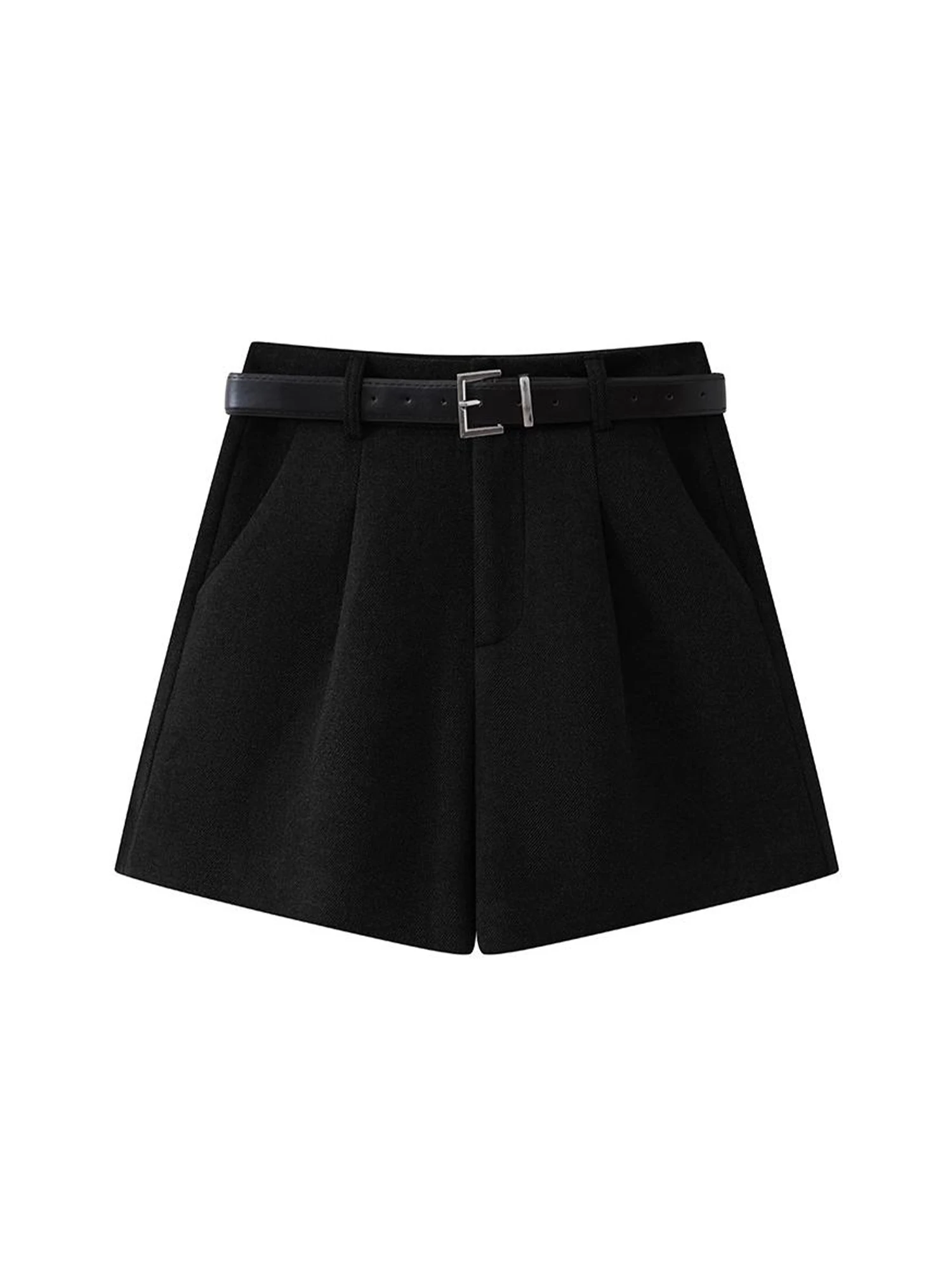 Women's Grey Micro Shorts Woolen Booty Shorts Vintage Harajuku 2000s Y2k Gyaru Hot Shorts Pants Emo 2000s Clothes Spring Autumn
