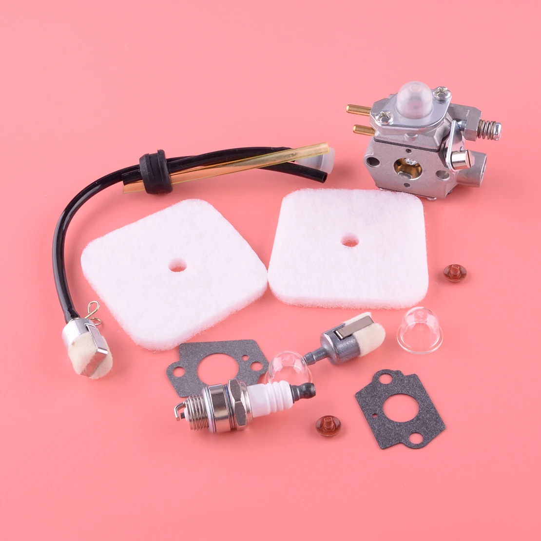 Kit de Carburador 12300052130 Adequado para Echo Ppt2400 Srm2450 Gt-2400 Pp1250 Tt-24 Walbro Wt424 Wt-424c 12300052132 12300052131