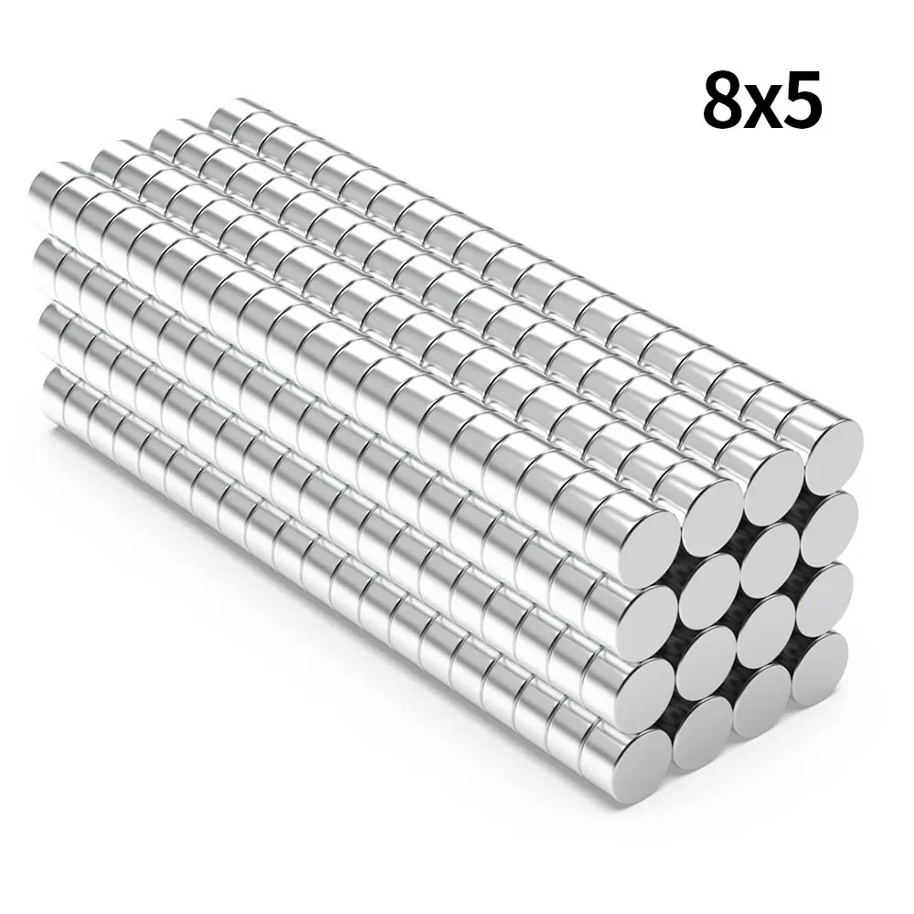 8x5mm N35 Super Strong Neodymium Magnet Round NdfeB Powerful Permanent Magnetic imanes Refrigerator Magnets 8*5