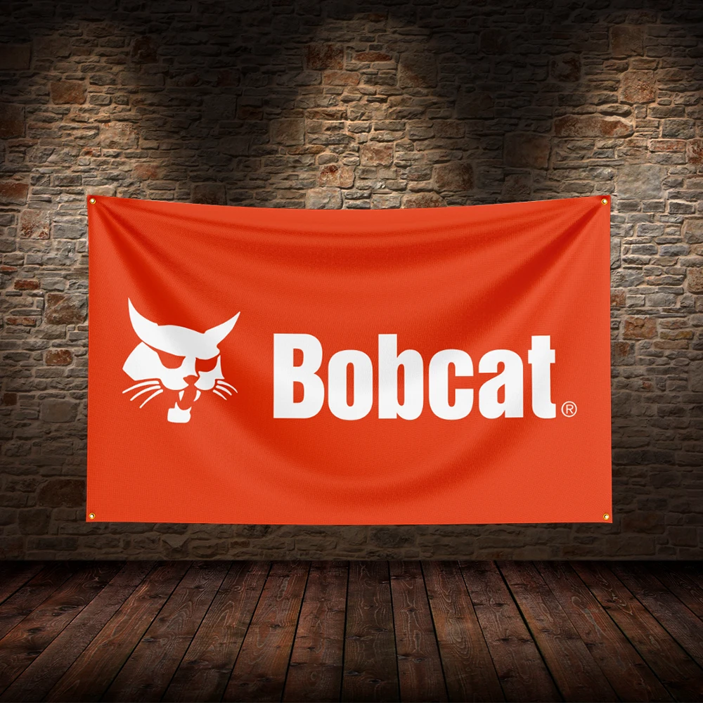 3x5 Ft B-Bobcats  Flag Polyester Printed Mechanlcal Flags for Room Garage Decor