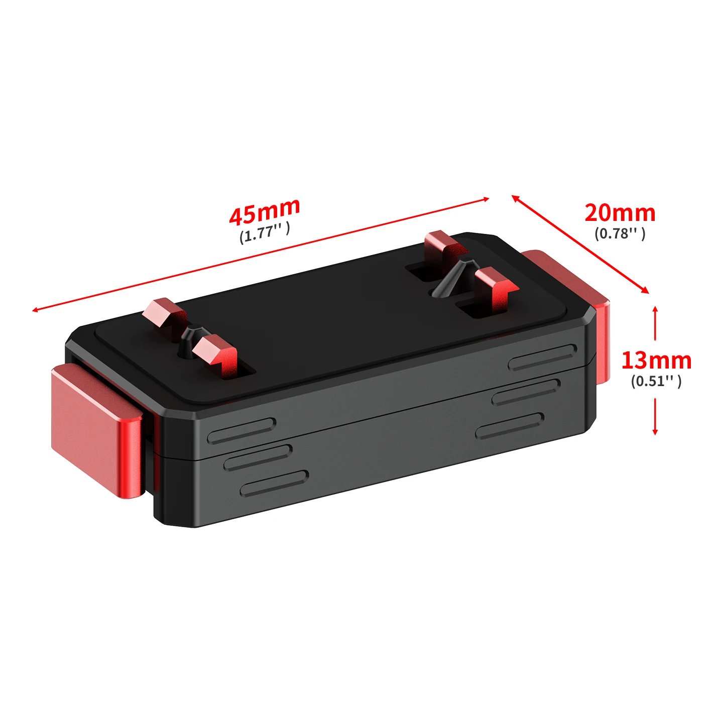 BGNing für Insta360 X5 X4 X3 Metall-Schnellwechsel-L-Platte mit 1/4-Zoll-Loch, Stativhalterung mit 1/4-Zoll-Magnet-Schnellverschluss – Detail 15