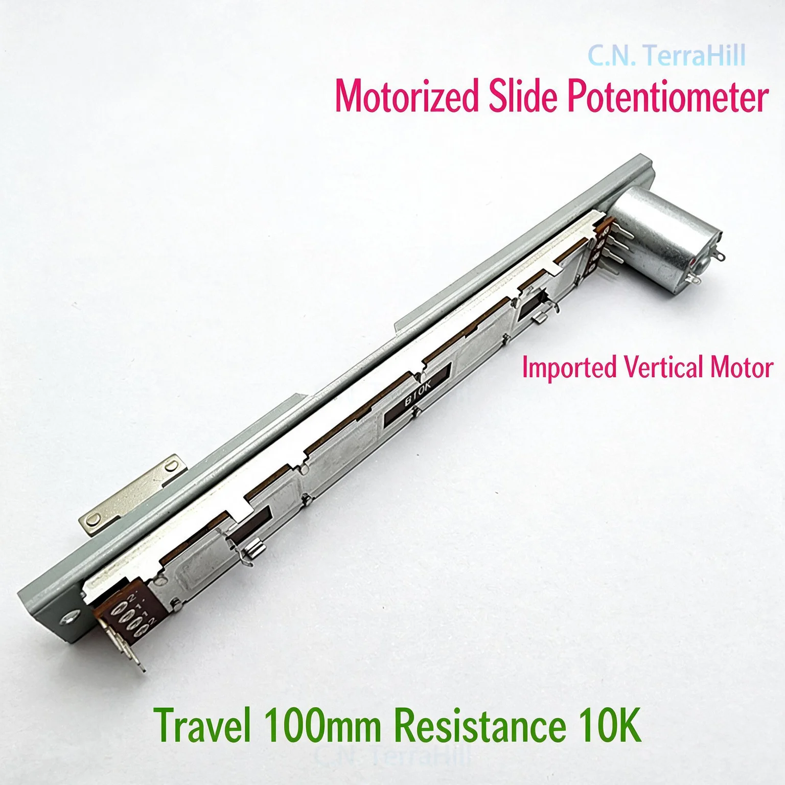 B10K Digital Mixer Motorized Fader, Motor-Driven Linear Slide Potentiometer, Straight Sliding Fader for Audio Mixing Console