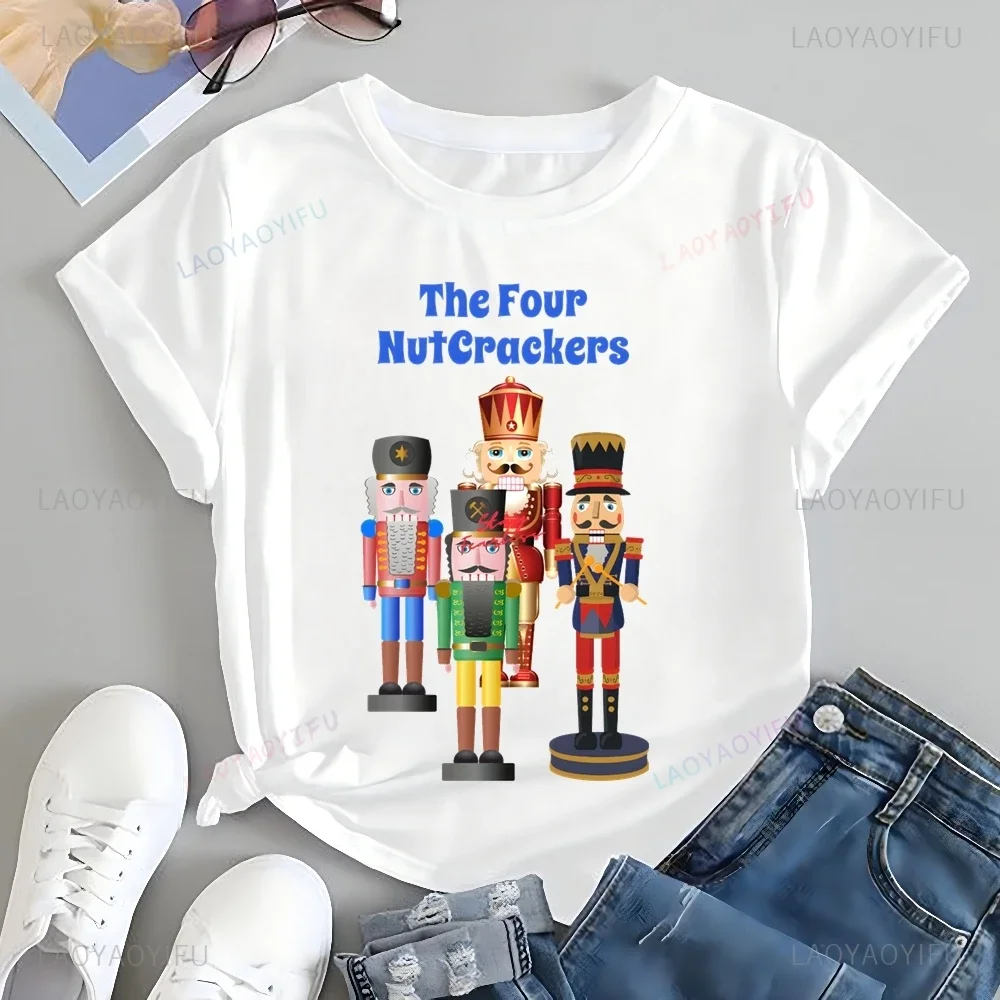 

Animated Film "The Nutcracker and The Mouseking" Classic Poster Printed Cotton T-shirt, A Party Gift for Celebrating Christmas