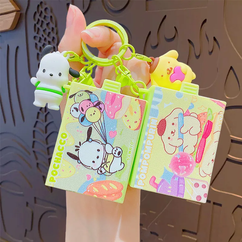 

Новый Kawaii Sanrio Magic Box My Melody Kuromi брелок-подвеска милый мультяшный ПВХ детская игрушка автомобильный брелок сумка кулон подарок