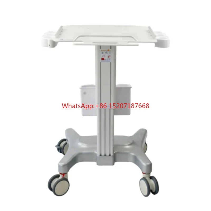 

Ultrasound machine trolley medical cart hospital furniture 4 silent castors