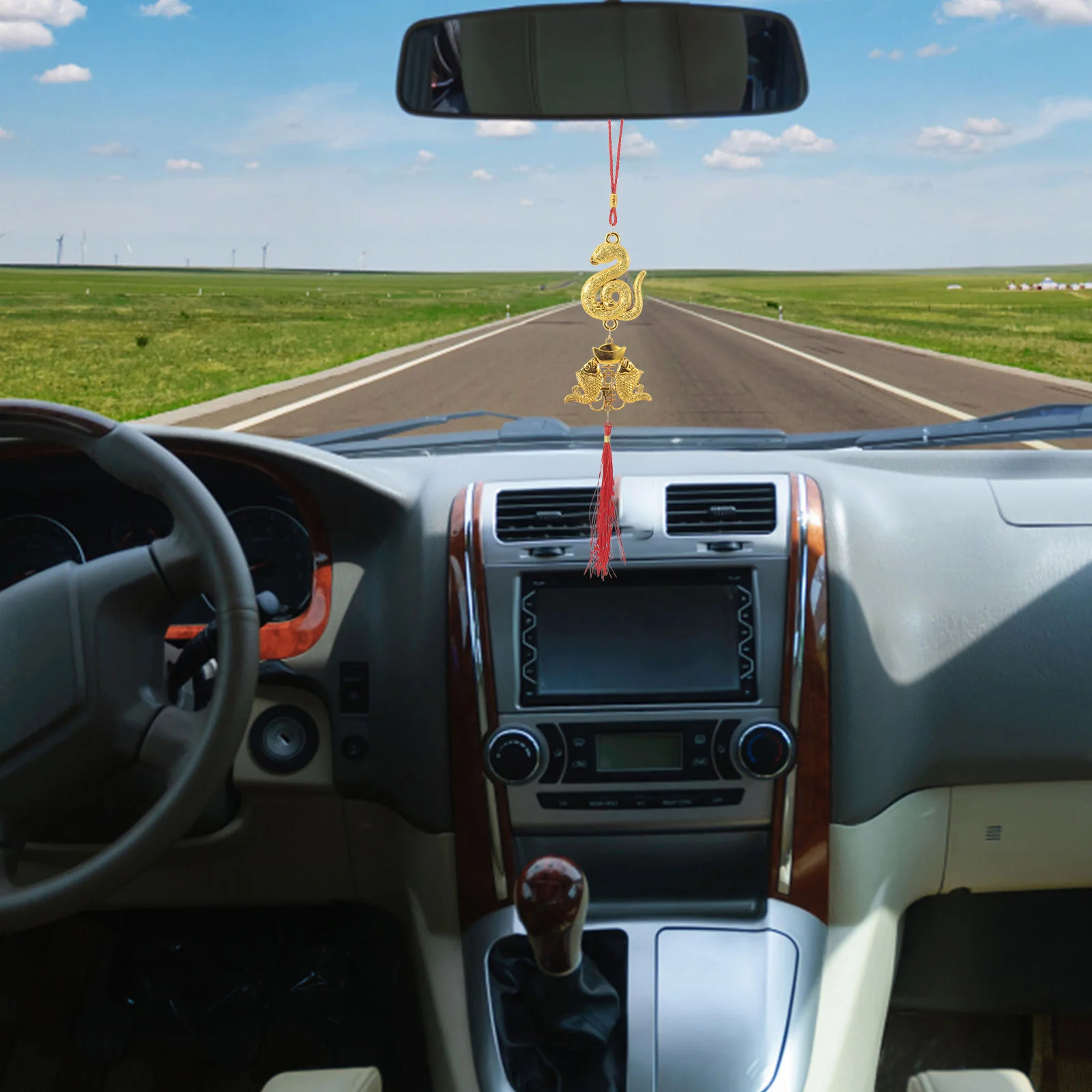 

5Pcs Snake Hanging Ornaments Chinese New Year Decorations Spring Festival Hanging Pendant Home Office Car Tassel Pendant