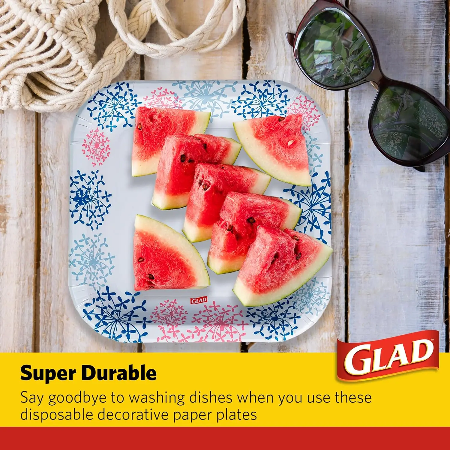 Roze hortensia-papieren borden: stevig, zweetbestendig, magnetronbestendig, 8,5 inch, 62 stuks