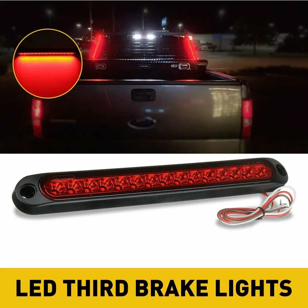 

Warning Tail Light Turn Signal Lamps Rear Brake Lamp Brake Light 15LED Light Strip For Truck Trailer Lorry Bus Car Lights