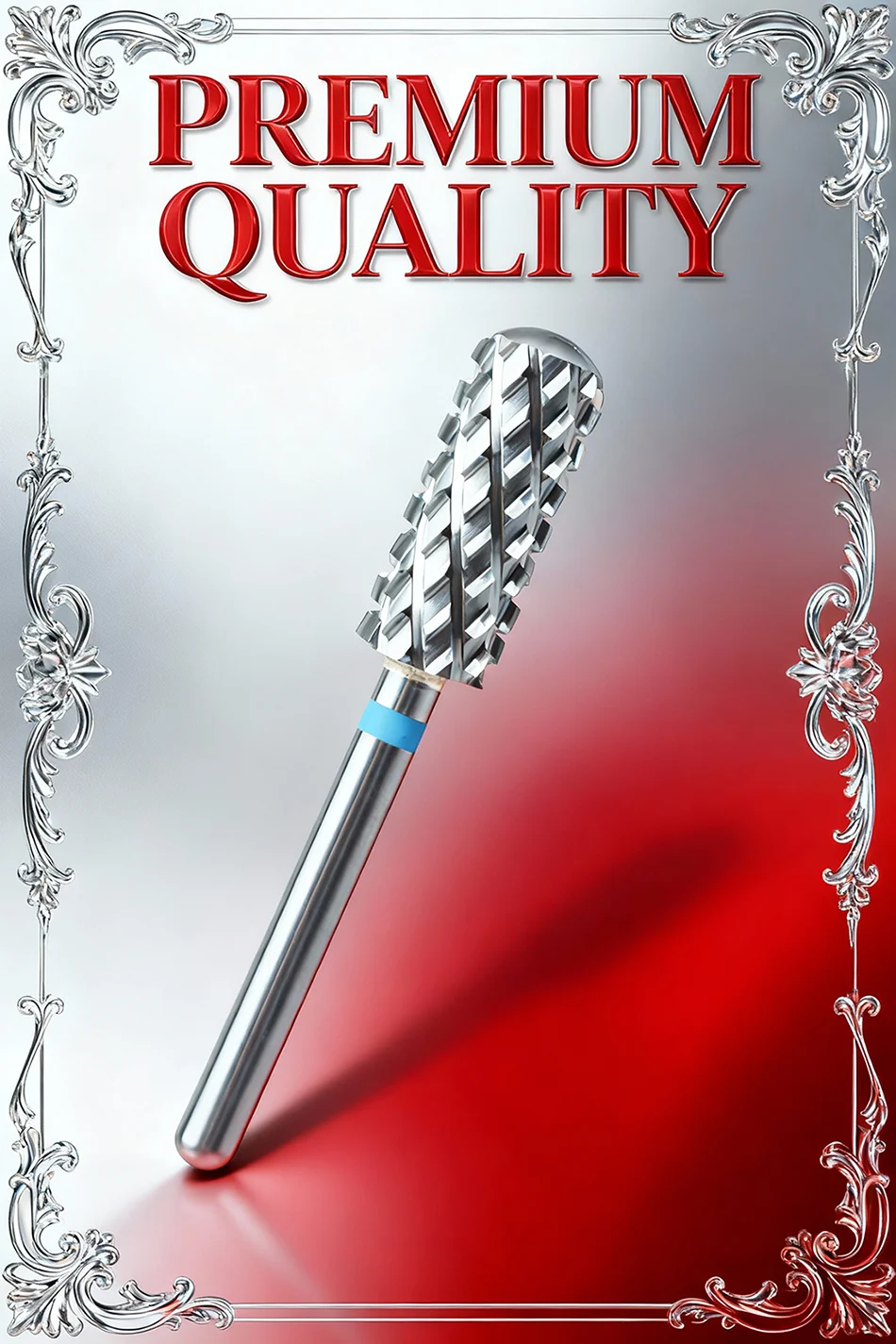 NAILTOOLS 5.35 Nhỏ Cổ Tròn Nòng Ban Đầu Thép Vonfram Cacbua Làm Móng Tay Nail Mũi Tập Tin Phụ Kiện