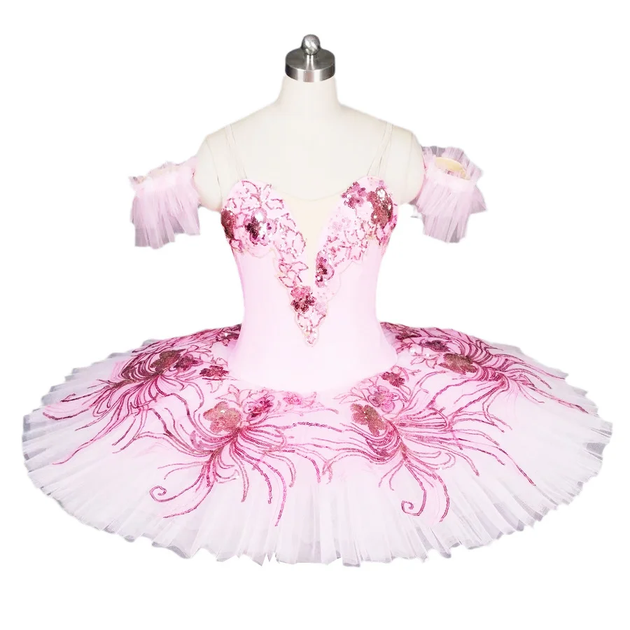 

New girl's blue bird variation ballet dance dress children's Little Swan Tutu Skirt suspender fluffy gauze dress performance