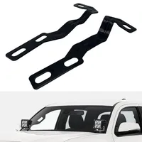 Soporte de montaje de luz LED con bisagra de capó para Toyota Tacoma 2016-2021, soportes de montaje de luz de trabajo para capó todoterreno de tercera generación