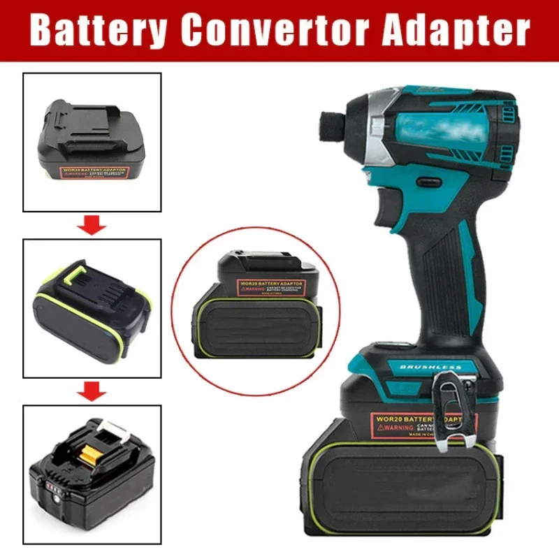 Battery Adapter Converter For Worx 20v For Kress Big Feet Converted To Compatible For Makita 18V BL Series Battery Power Tool