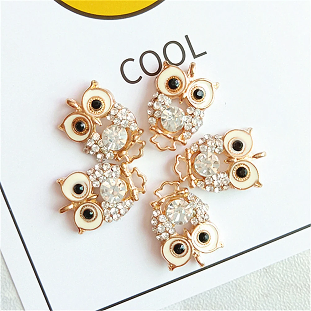 

10pcs Owl Pendant Charm Cute Jewelry Making Accessories for DIY Bracelet Necklace Decorations Owl Shape Alloy Charms