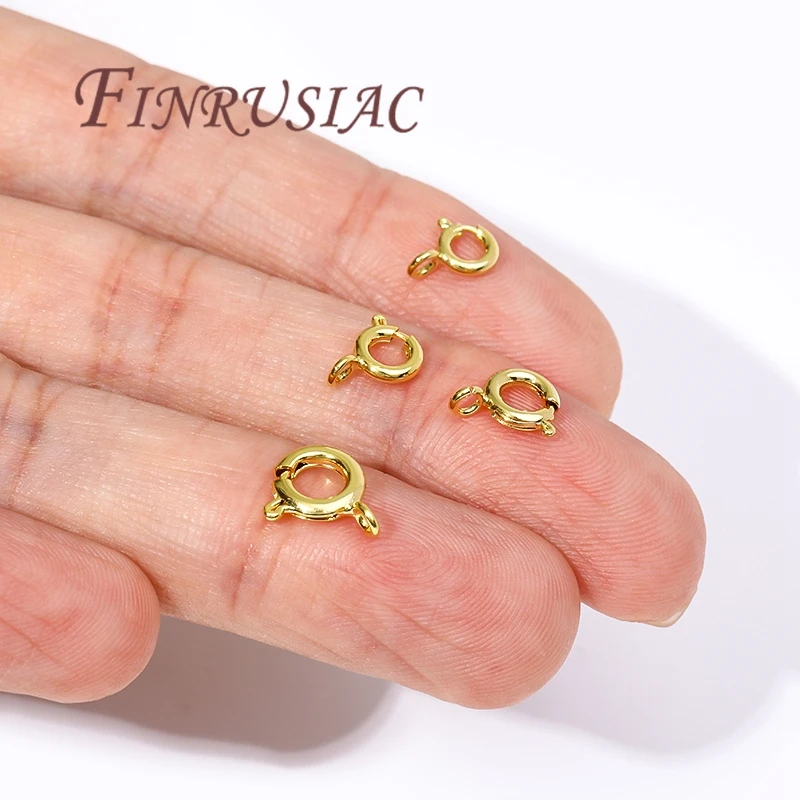 18K Gold Plated Lobster Clasps For Bracelets,Spring Clasps For Jewelry,DIY Jewelry Making Supplies,Connectors Clasp Accessories