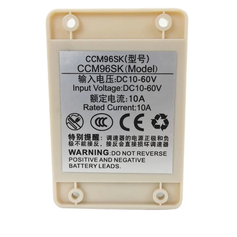 12V/24V/36V/48V Controlador de velocidade de unidade DC de alta potência CCM96SK 20A PWM DC Governador de motor