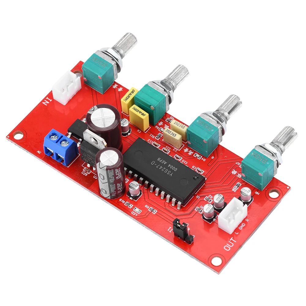 Ac5-16V/Dc7-21V Yss247-D Tone Modulation Board High And Low Frequency Adjustment Preamplifier Module  Ac/Dc Dual Use