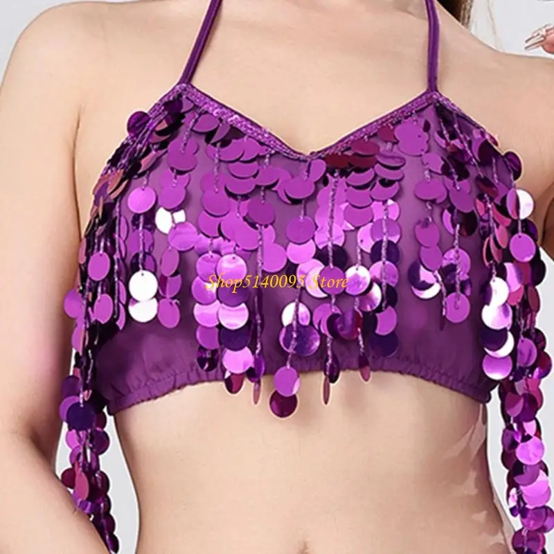 Dxae Costumes danse du ventre pour femmes Dancer Brely Dancer Tenues Brely Dance Bra Tops Pantal