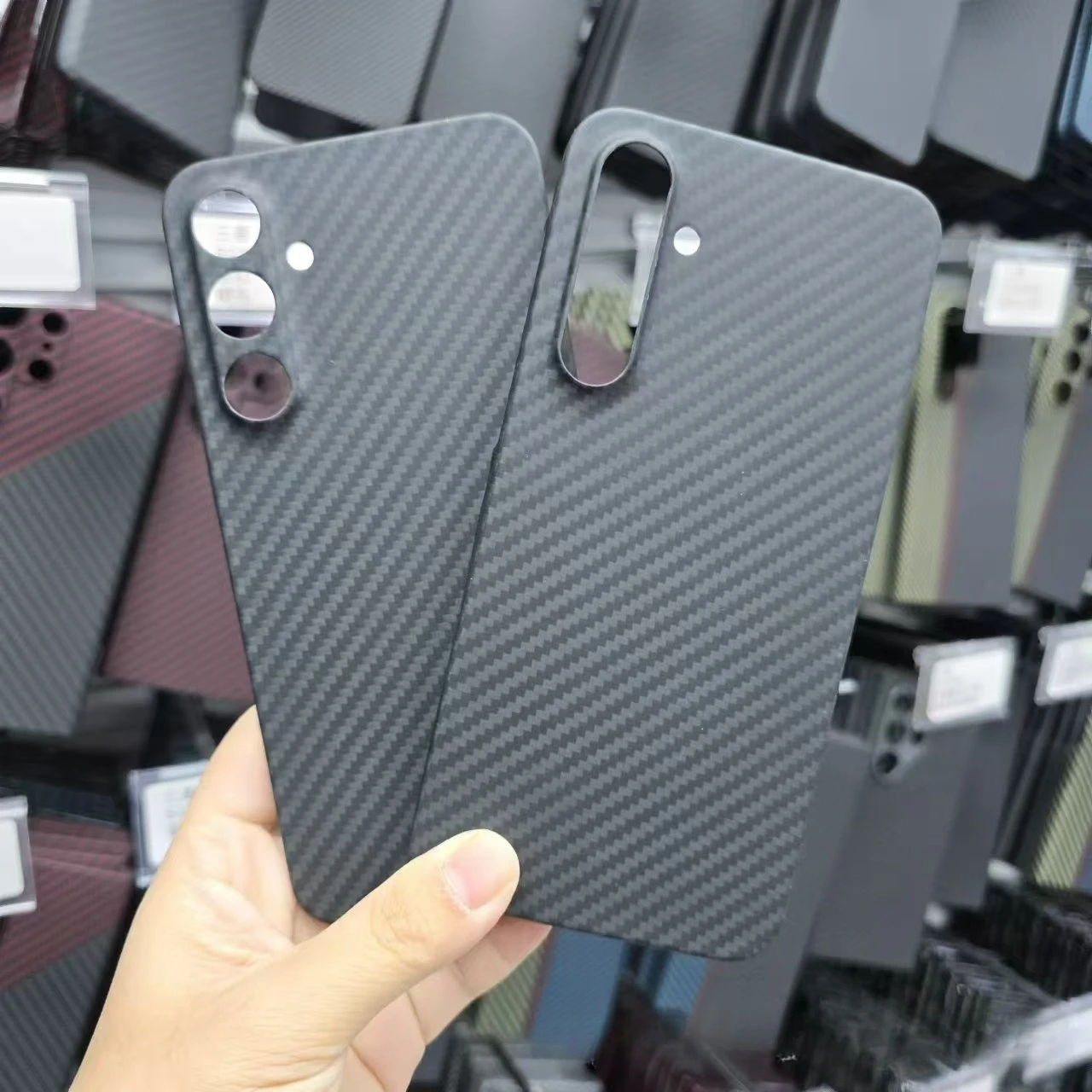 

Real Carbon Fiber Protective Case forSamsung Galaxy A55 Ultra-thin Anti-drop Aramid Fiber Phone Cover