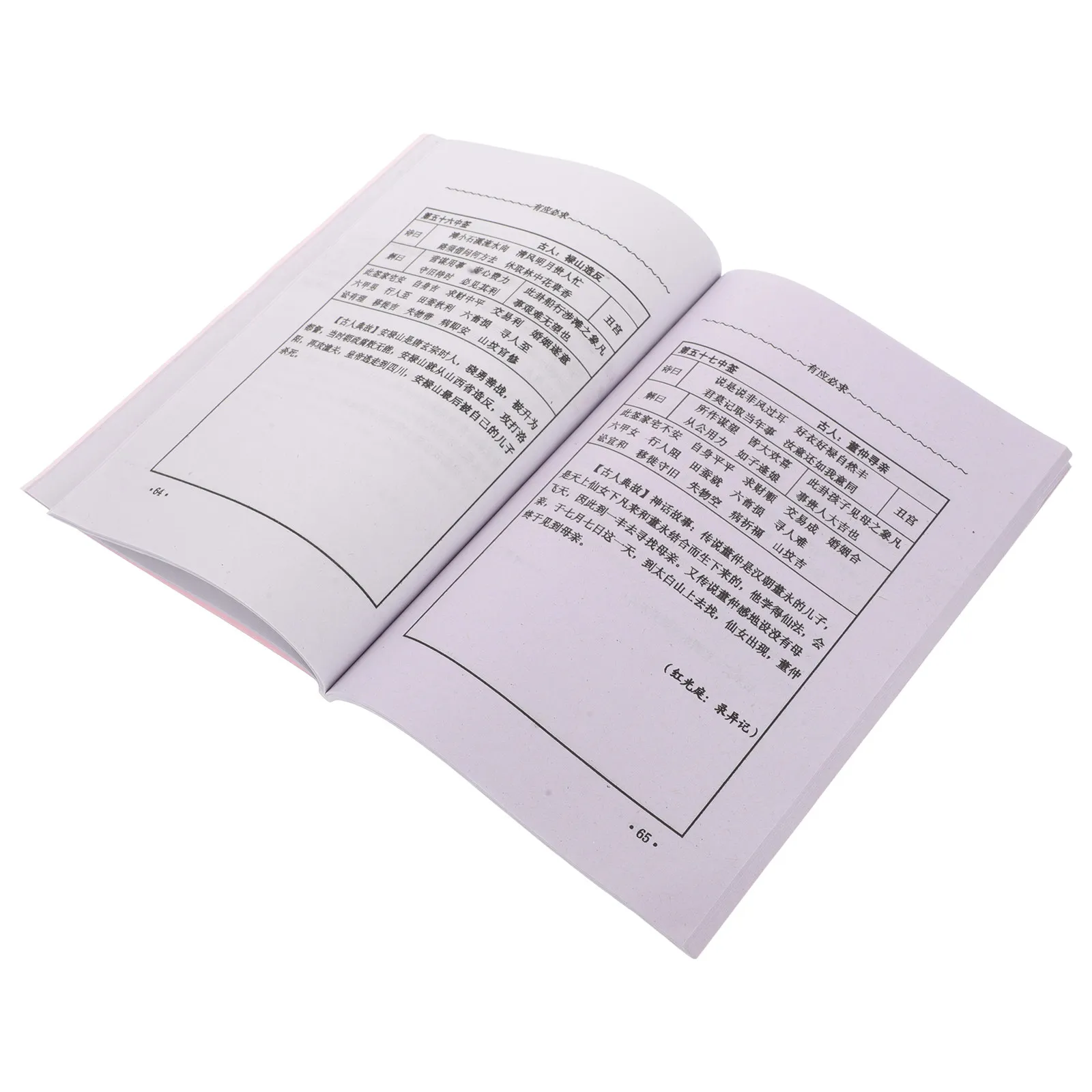 

Guanyin Divination 100 Sign Book Buddhist Fortune Telling Prop Fortune Sticks Prop Feng Shui Blessings