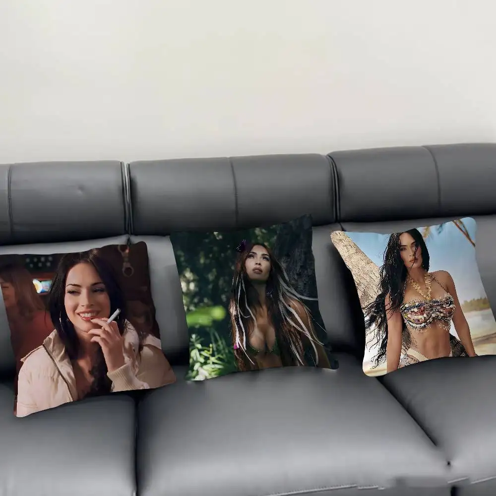 M-Megan D-Denise Fox غطاء الوسادة وسادة للديكور أريكة ديكور المنزل أكياسها