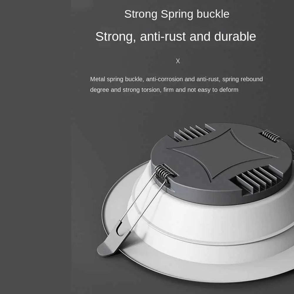 Small Recessed LED Downlight Round Energy Saving Down Lights Spot Light Anti glare Ceiling Lamp Indoor