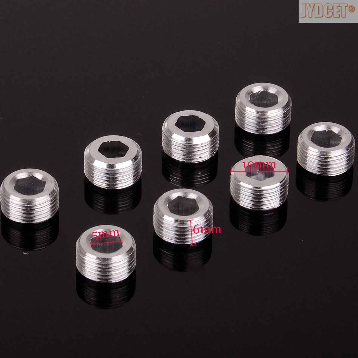 #02153 Metal Ball Head Nut 8pcs for HSP 1/10 RC Model Car 94122 94166 94155 94177 94188