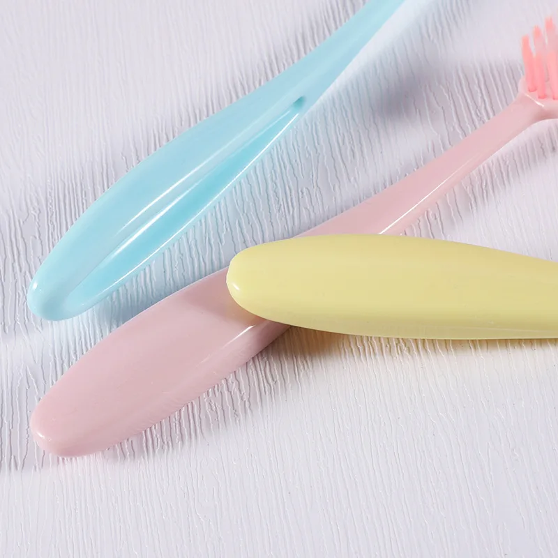 3 PCS New Candy Colored Fat Handle Preventing Tooth Decay Small Head High-quality Ultra Soft Bristles Toothbrush Brush Holder