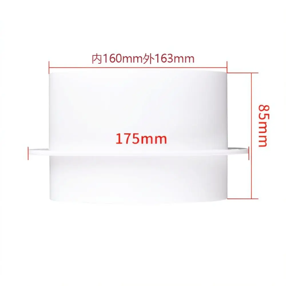 For For Lvxi ABS Duct Check Valve Ventilation Backflow Preventer Bathroom Exhaust Fan Kitchen Hood Air Stopper Flap Tool