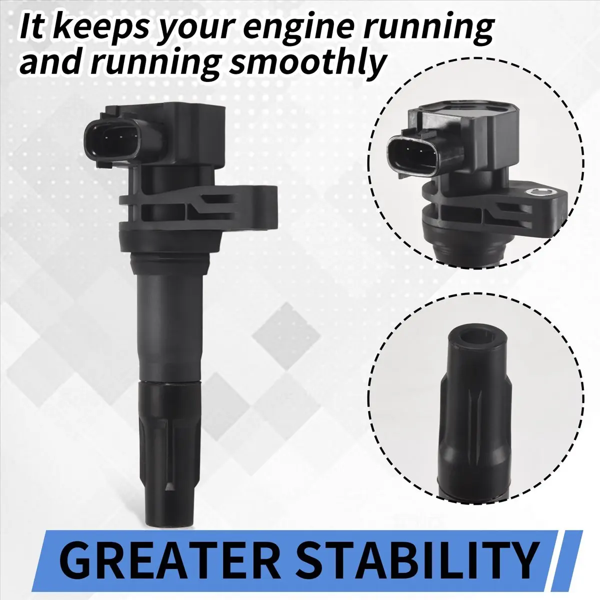 #02O (Black)4PCS New Ignition Coil for BYD F3 F3-R G3 Wear Parts Ignition System,Automotive Parts & Accessories