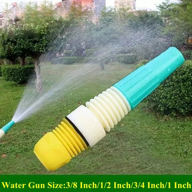 1 Pc Plastic Direct Injection Water Gun Garden Watering Home Cleaning Adjustable Spray Gun Car Cleaning High-pressure Water Gun