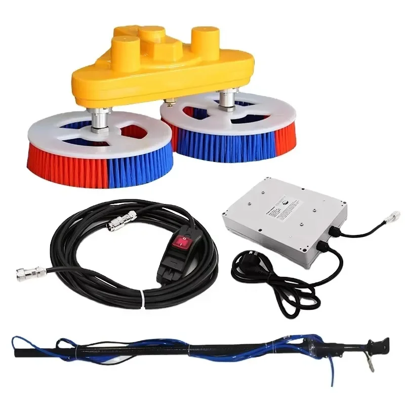 

Multifunctional summer semi-automatic solar panel cleaning brush