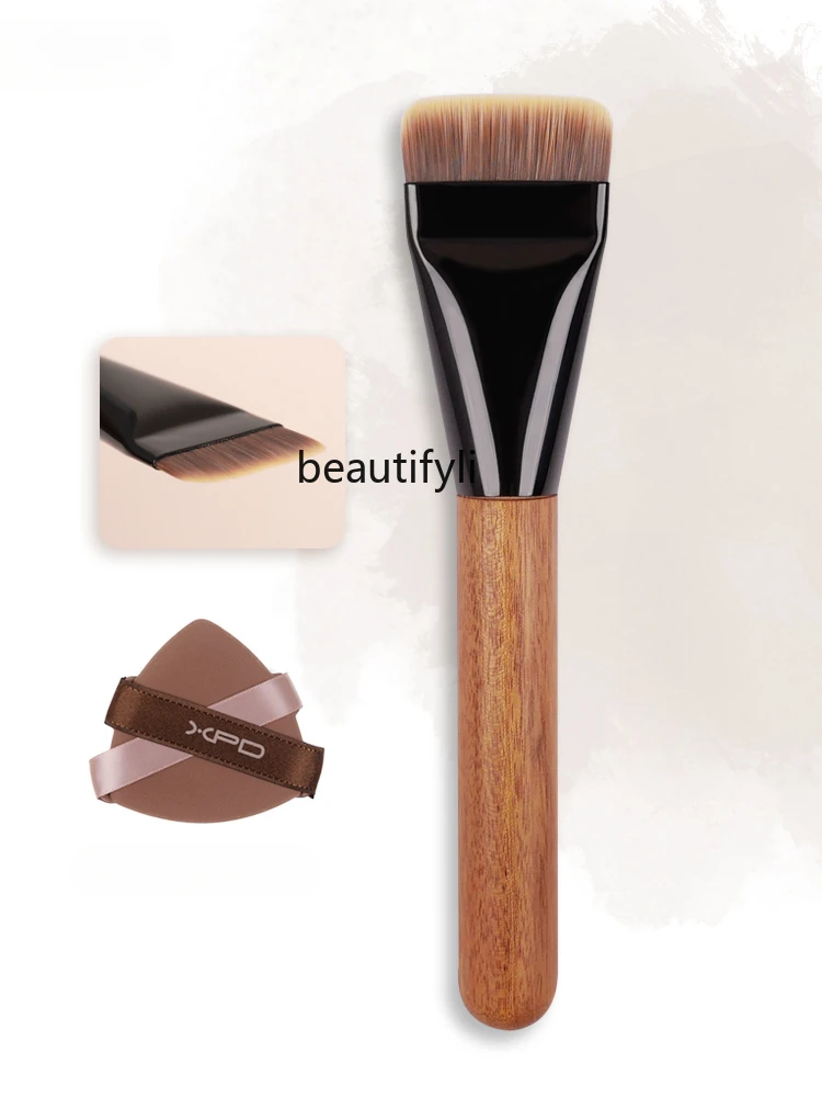 

H26 one-word foundation brush, flat head-shaped base makeup liquid brush, no traces, no powder, special brush for makeup artists