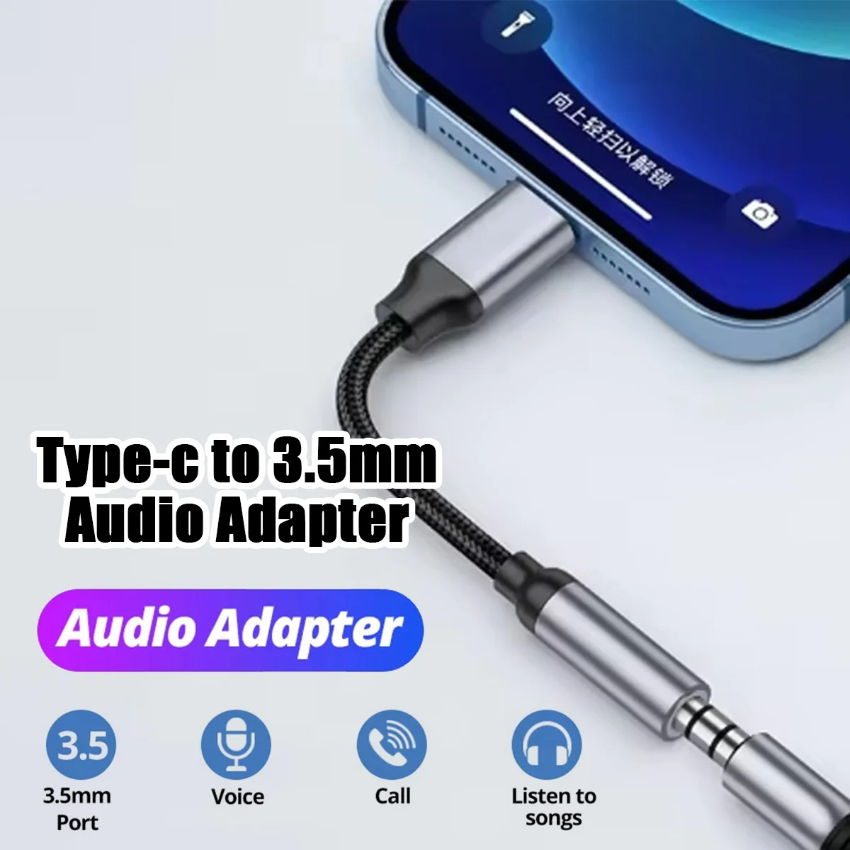Type-C To 3.5Mm Aux… - image