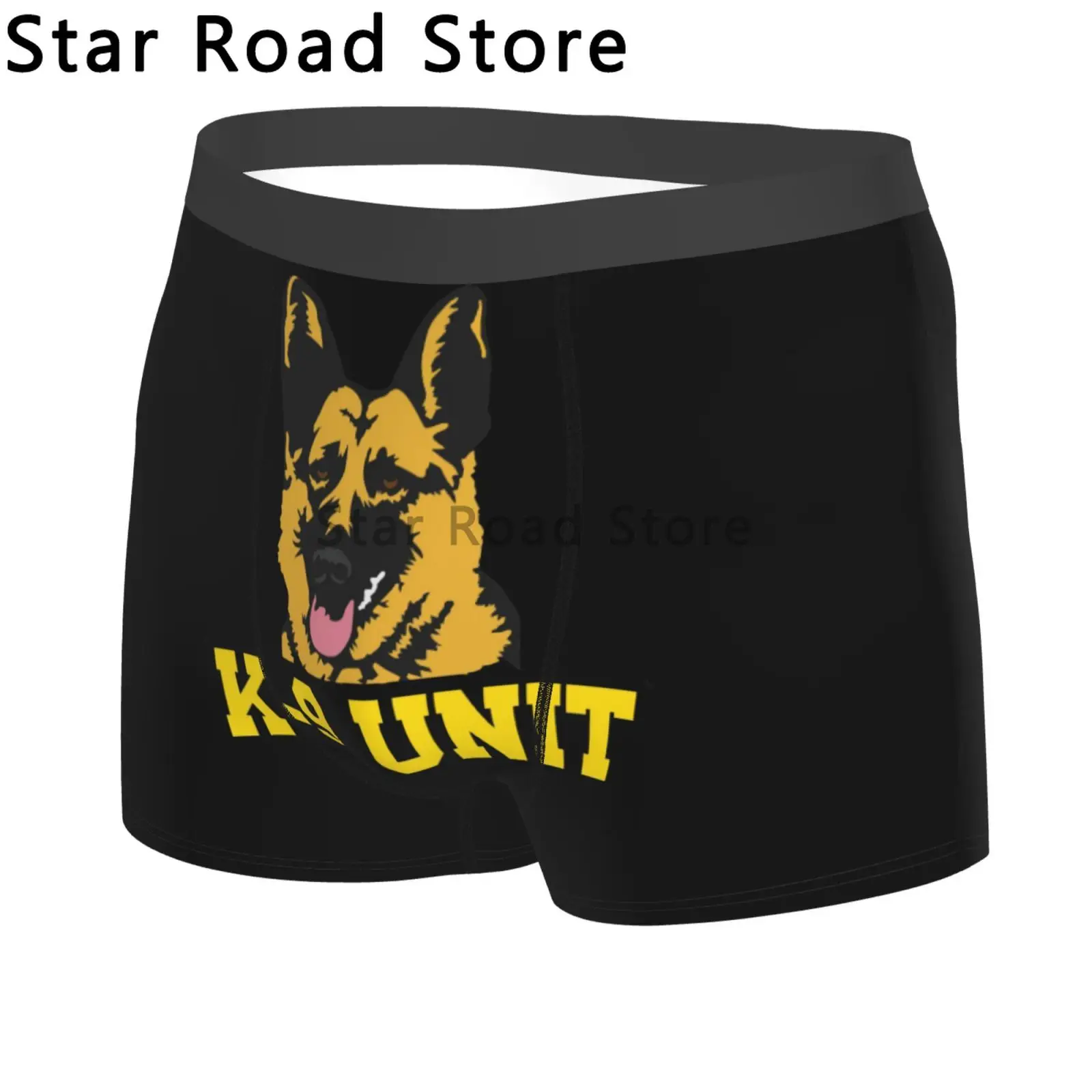 Fashion K-9 Team K9 Unit Malinois Boxers Shorts Panties Men's Underpants Comfortable Belgian Shepherd Dog Briefs Underwear