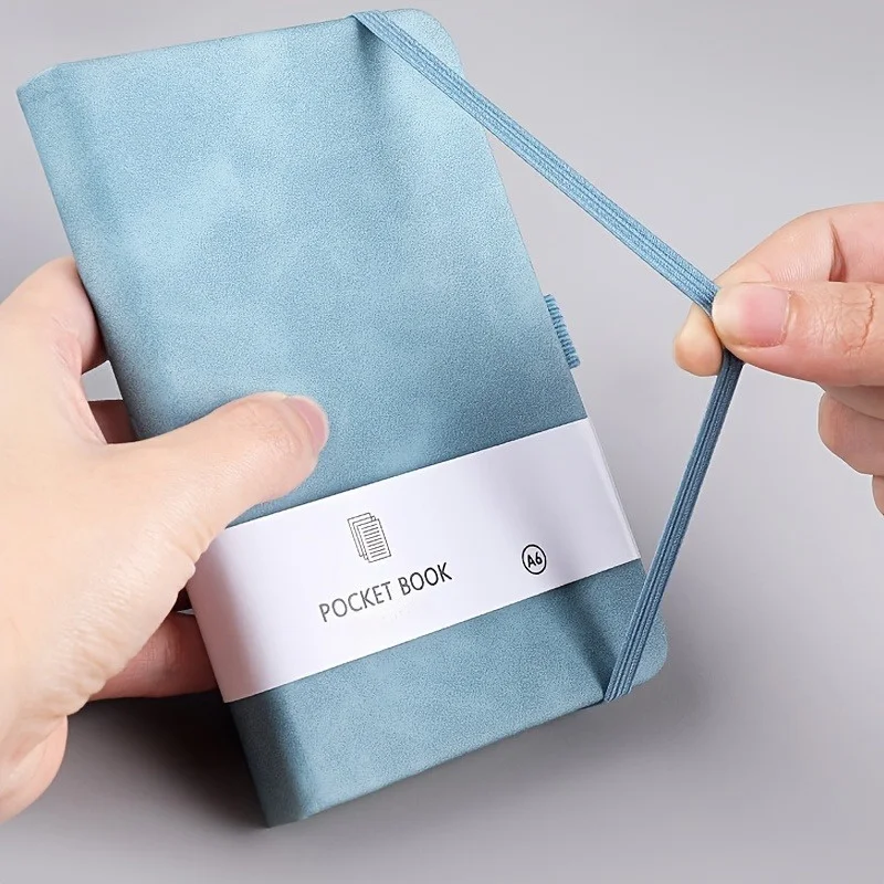 Mini cuaderno A7 con portalápices, 100 hojas, escuela, Bloc de notas de oficina, cuaderno, notas, suministros de regreso a la escuela