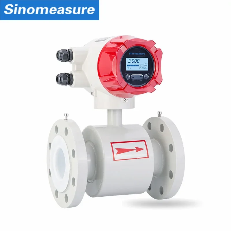 

new2025Industry sewage water liquid rs485 modbus electromagnetic flow meter mini magnetic flowmeter