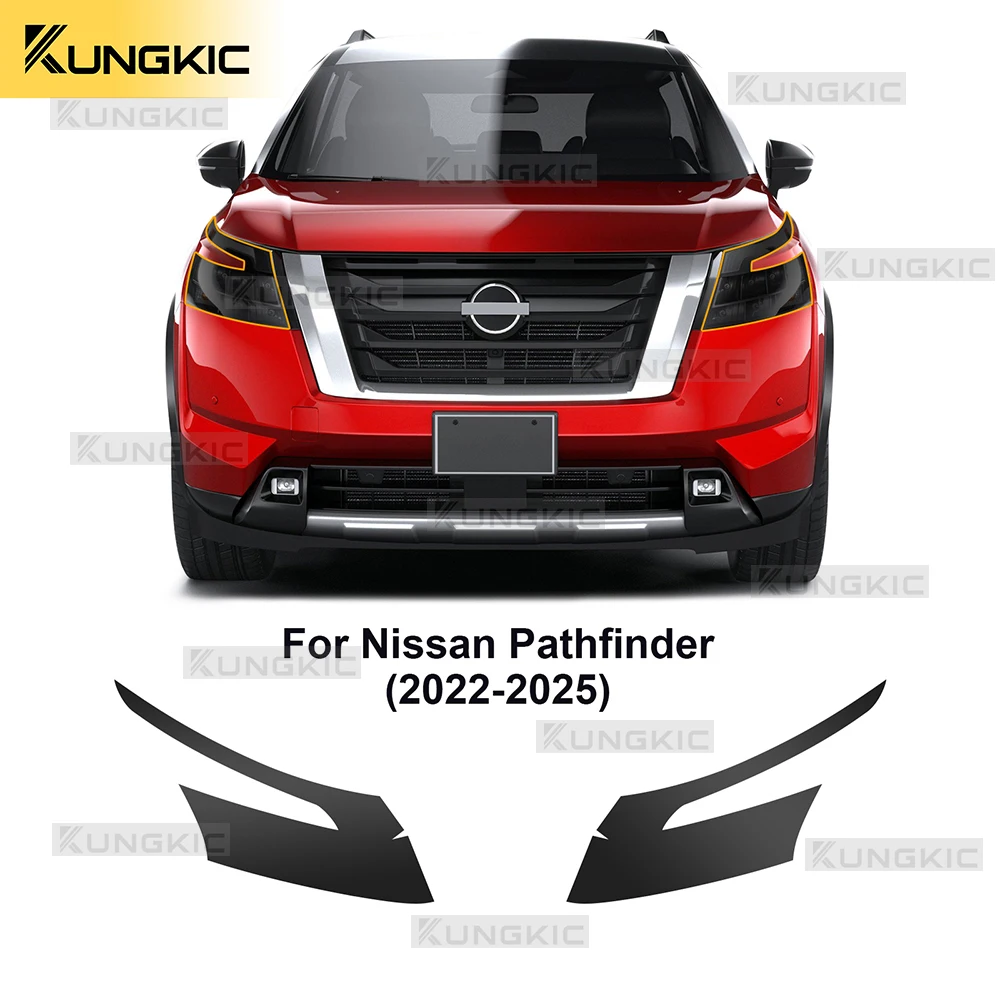 

Для Nissan Pathfinder 2022 2023 2024 2025 автомобильные фары заднего вида B C стойки защитная пленка прозрачная дымчатая черная наклейка из ТПУ