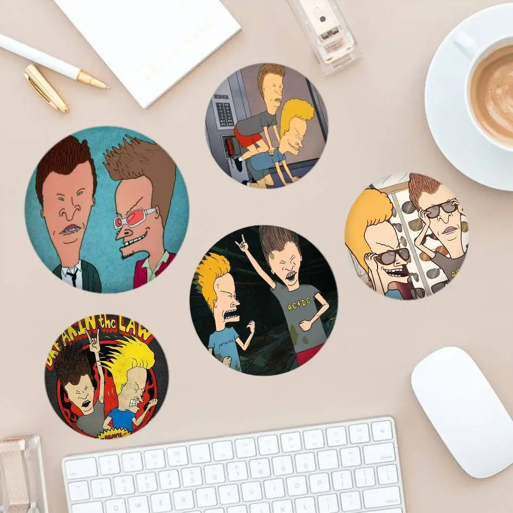 

Funny B-Beavis and BUTT-HEAD Button Pins Backpack Clothing Decor Brooch Badge Jewelry Gifts for Kids