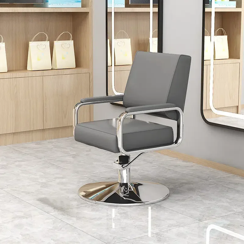 HK9 hairdressing chair Internet celebrity barber shop perm and dye hair salon special fashion lifting stainless steel hair cutti