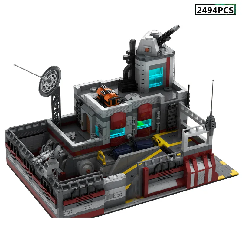 MOC-bloques de construcción creativos de partículas pequeñas, modelo de rompecabezas para niños, colección de ladrillos, juguetes para niños