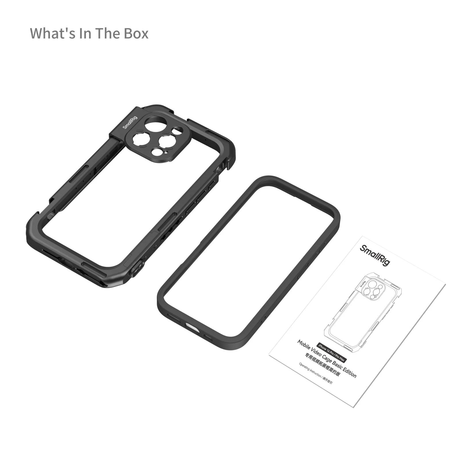 SmallRig モバイルビデオケージ iPhone 16 Pro 用 iPhone 16 Pro Max