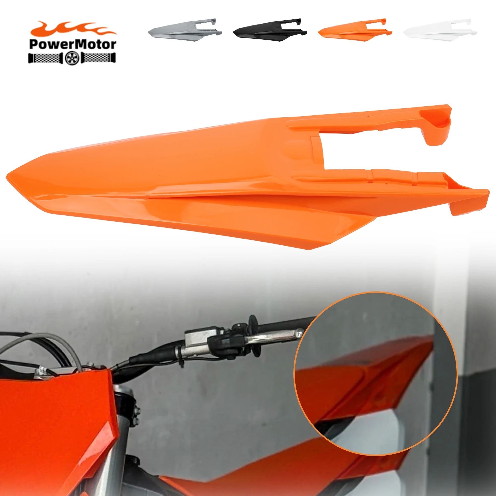 

For KTM Motorcycle Rear Fender Mudguard Guard Cover SX SXF XC XCF 125 250 350 450 2023 2024 Dirt Bike Enduro Motocross Parts