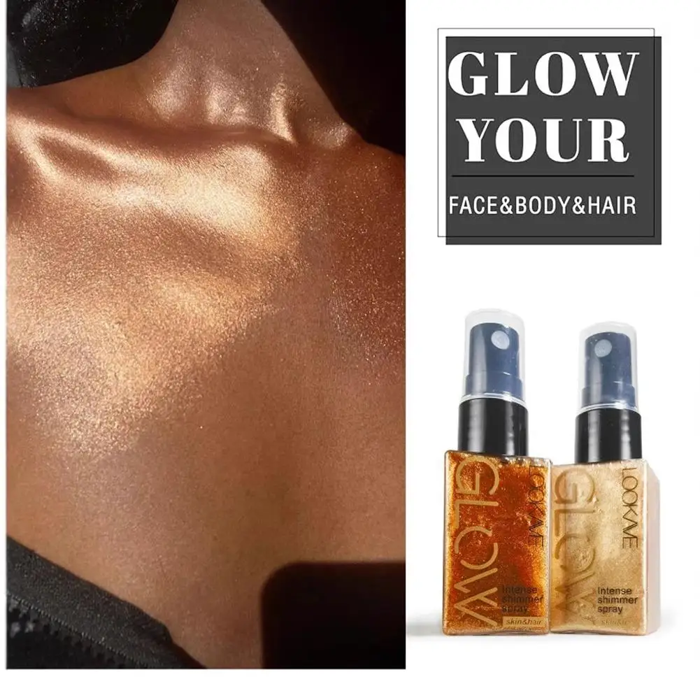 Diamond Liquid Highlight Waterproof High Gloss Glitter Bronzer Illuminator Long-lasting Body Makeup Face Wear Contour Highl Y7O7